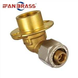 Messing buisconnector