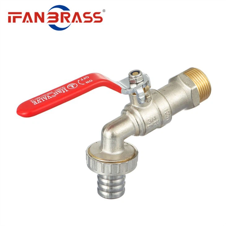 Bibcock met wateruitlaat